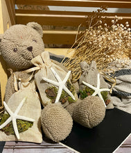 Load image into Gallery viewer, Starfish on Tan Bag - Coastal Themed Deodorizing Bags for Small Spaces