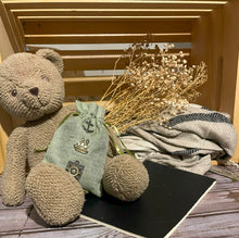 Load image into Gallery viewer, Nautical Charms on Sage Bag - Coastal Themed Deodorizing Bags for Small Spaces