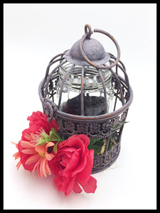 Antique Purple Birdcage