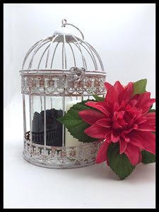 Medium White Birdcage