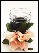 Load image into Gallery viewer, Mason Jar single large peach flower