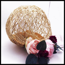 Load image into Gallery viewer, Twine ball, pink silk flowers, Air Purifier (large)